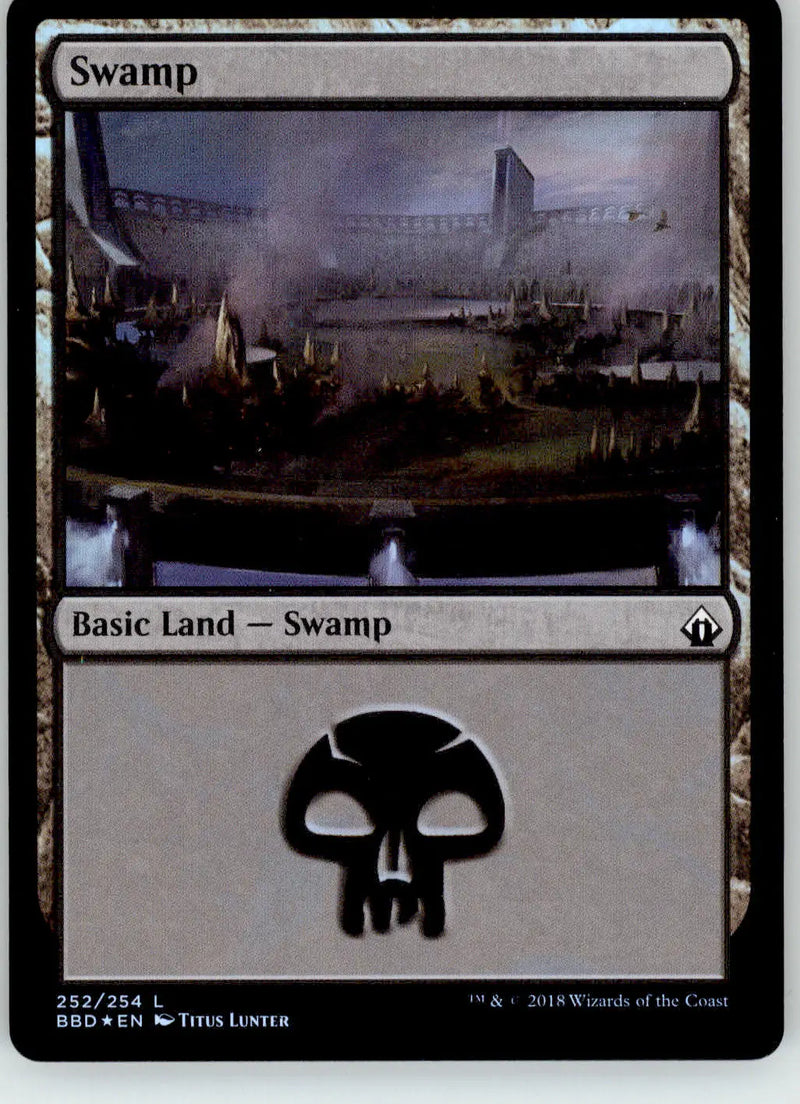 Swamp - Battlebond - 252 - Foil NM Magic: The Gathering - Magic Card Single