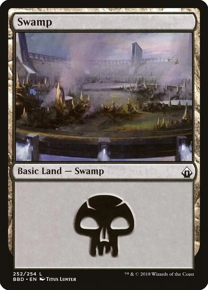 Swamp - Battlebond - 252 - Foil NM Magic: The Gathering - Magic Card Single