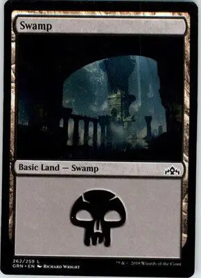 Swamp - Guilds of Ravnica - 262 - LP - Magic Card Single
