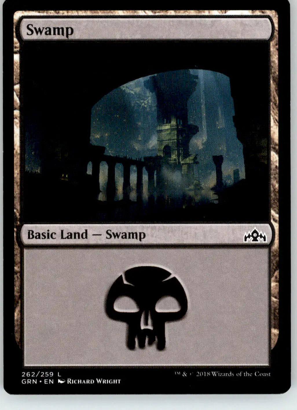 Swamp - Guilds of Ravnica - 262 - LP Magic: The Gathering - Magic Card Single