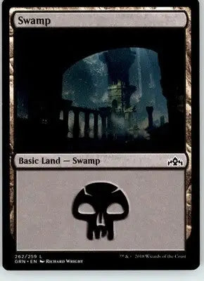 Swamp - Guilds of Ravnica - 262 - LP Magic: The Gathering - Magic Card Single