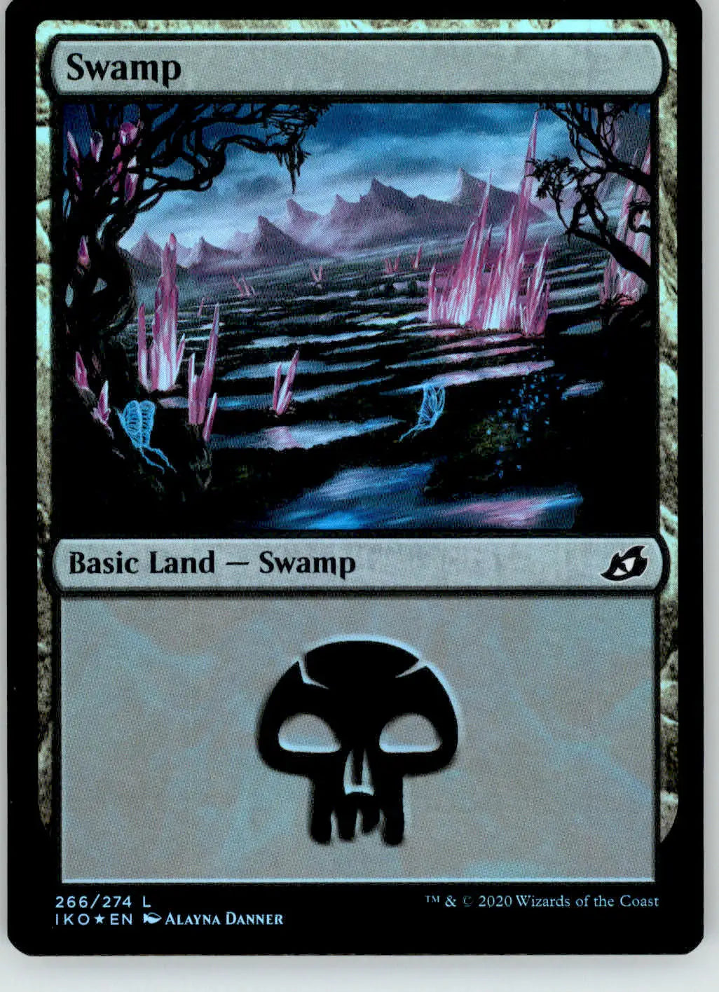 Swamp - Ikoria: Lair of Behemoths - 266 - Foil NM Magic: The Gathering - Magic Card Single