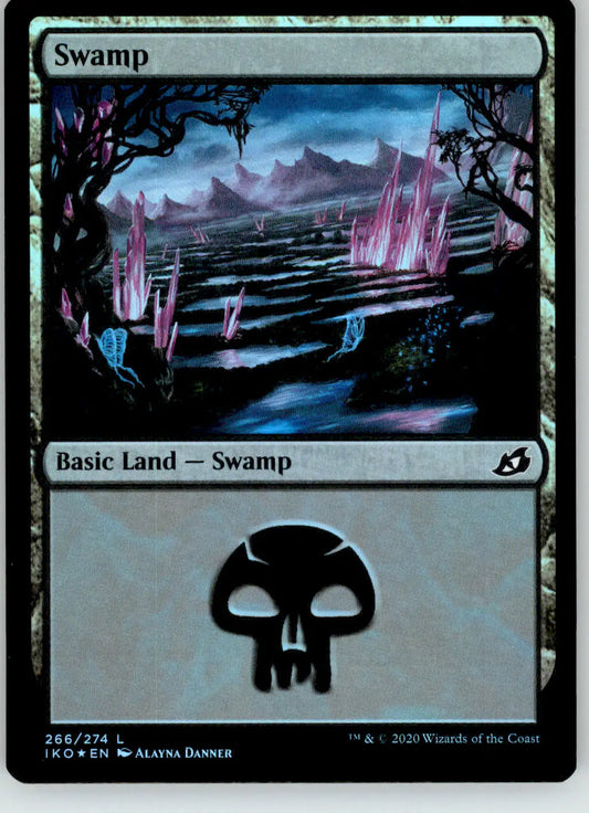Swamp - Ikoria: Lair of Behemoths - 266 - Foil NM Magic: The Gathering - Magic Card Single