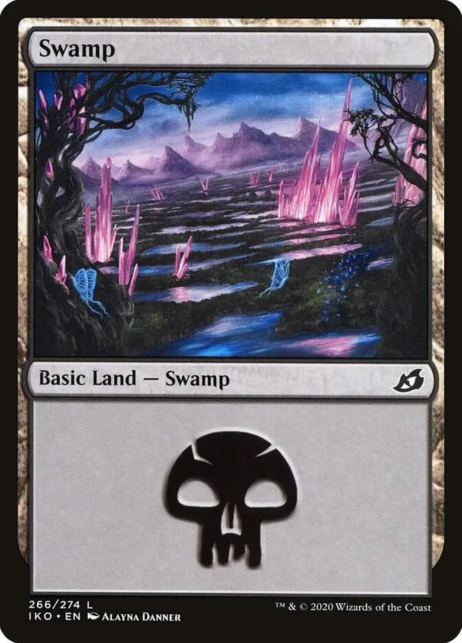Swamp - Ikoria: Lair of Behemoths - 266 - Foil NM Magic: The Gathering - Magic Card Single