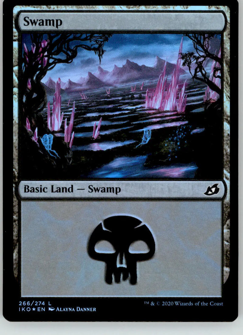 Swamp - Ikoria: Lair of Behemoths - 266 - Foil NM Magic: The Gathering - Magic Card Single