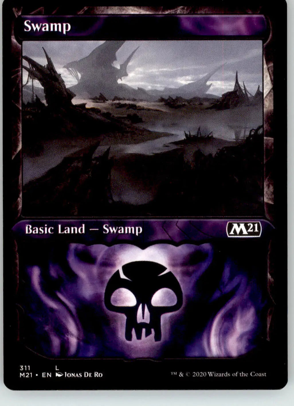 Swamp (Showcase) - Core Set 2021 - 311 - NM Magic: The Gathering