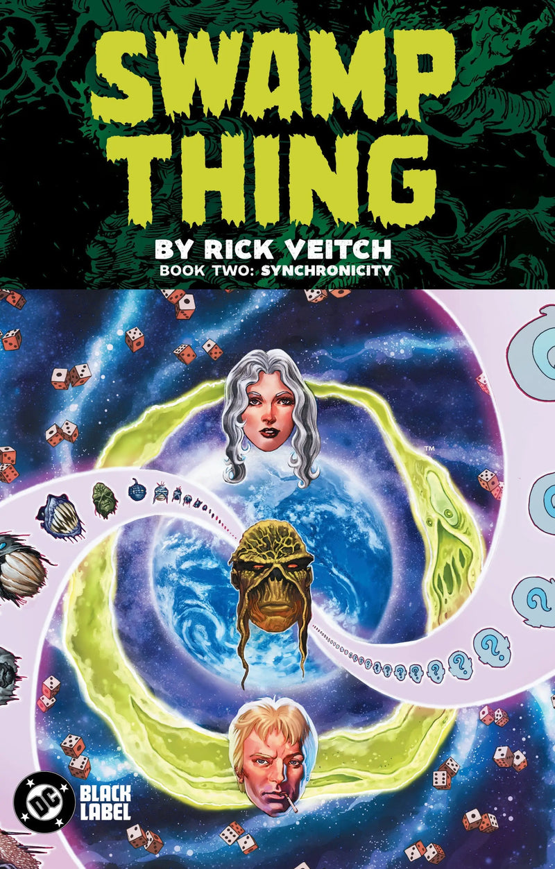 Comic book featuring Swamp Thing by Rick Veitch Book Two Synchronicity display