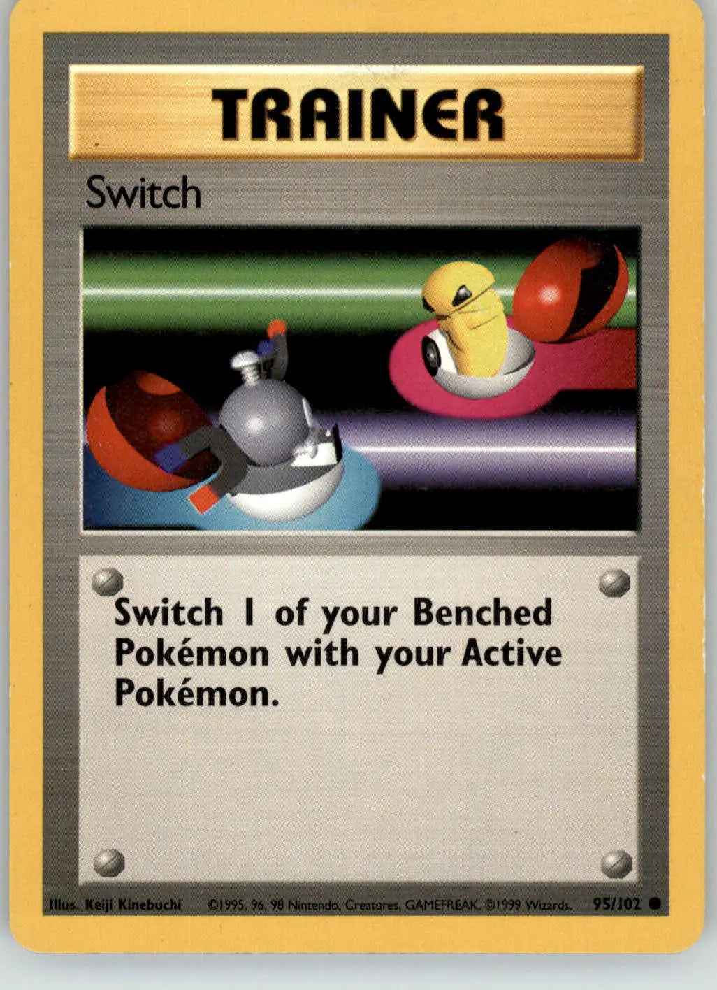 Switch - Base Set Unlimited - 95/102 - MP Pokemon - Pokémon Card Single