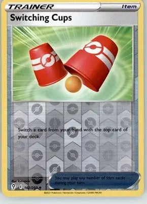 Switching Cups - Evolving Skies - 162/203 - Reverse Holo LP Pokemon - Pokémon Card Single
