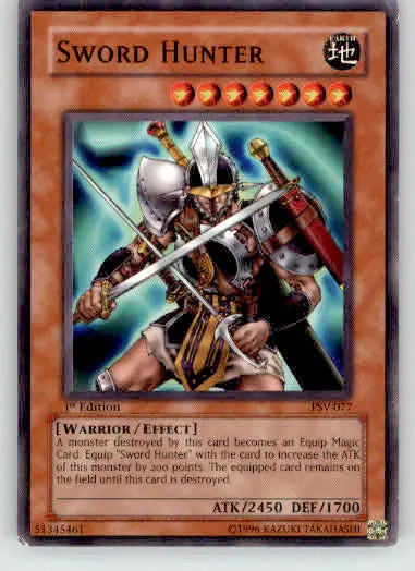 Sword Hunter - Pharaoh’s Servant - PSV-077 - 1st Edition MP - Yu-Gi-Oh! Card Single
