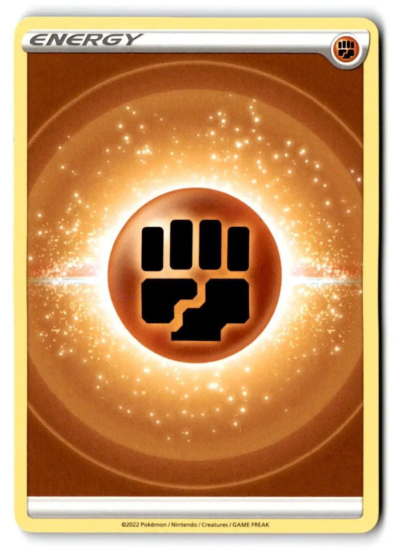 SWSH06: Chilling Reign #233/198 Fighting Energy (Secret) - Pokémon Card Single