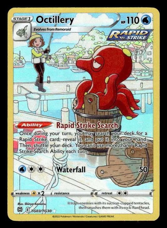 SWSH09: Brilliant Stars Trainer Gallery #TG03/TG30 Octillery Ultra Rare - Pokémon Card Single