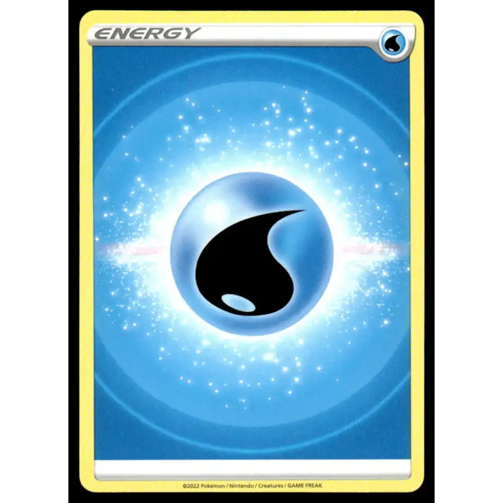 SWSH09: Brilliant Stars Water Energy (2022 Unnumbered) NM-MT Pokemon Trading Card - Pokémon Card Single