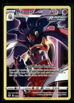 SWSH12: Silver Tempest Trainer Gallery Malamar Ultra Rare #TG06/TG30 NM