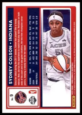 Sydney Colson Base Donruss WNBA 9 NM - Basketball Card Single