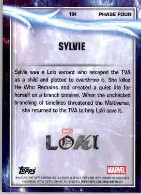 Sylvie - 2025 Topps Chrome Marvel Studios - #104 - Non_sport - Marvel Card Single