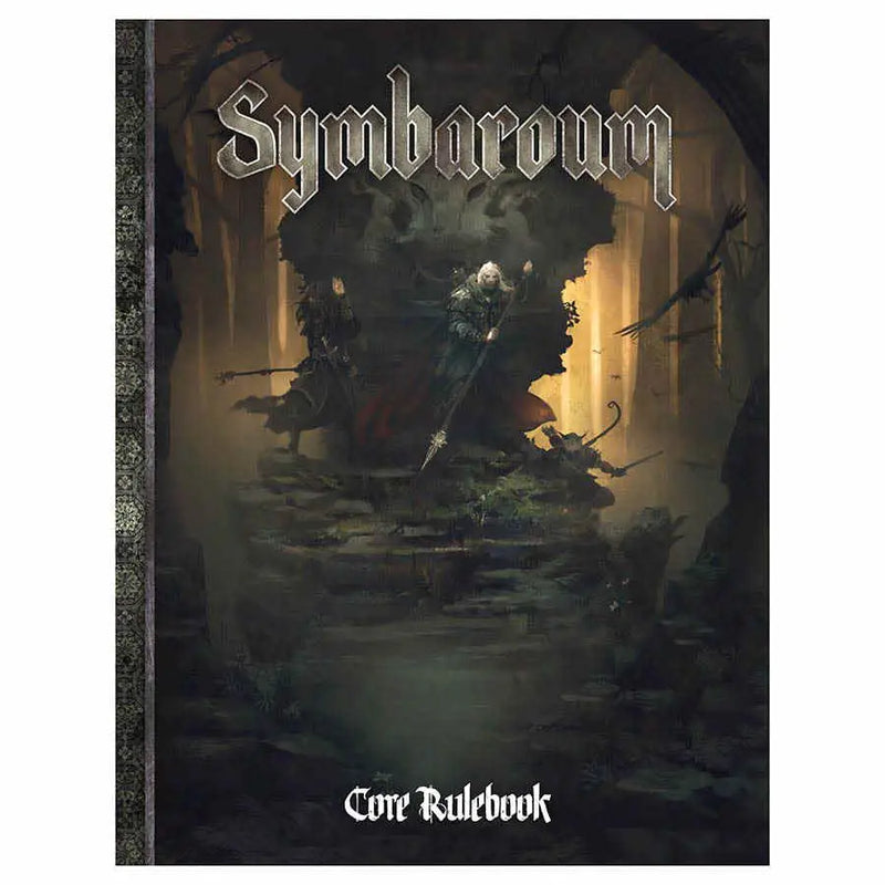 Symbaroum RPG Core Rulebook display showcasing the symbaroum rpg core game essentials