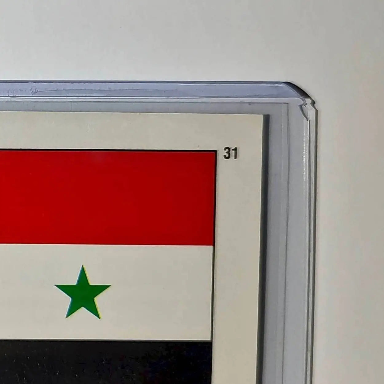 Syria Flag 1991 Topps Desert Storm #31 Sticker Card