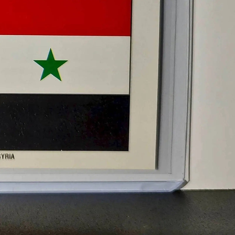 Syria Flag 1991 Topps Desert Storm #31 Sticker Card