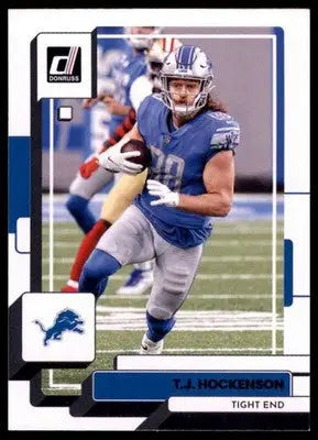 T.J. Hockenson 2022 Donruss #87 Detroit Lions - Football Card Single