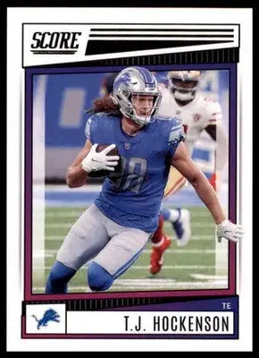 T.J. Hockenson 2022 Score #85 Detroit Lions - Football Card Single
