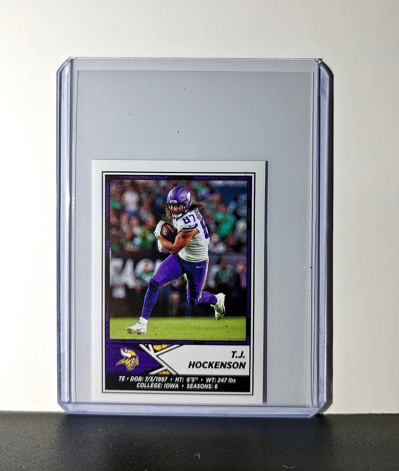 T.J. Hockenson 2024 Panini NFL Sticker #415 Minnesota Vikings - Football Card Single