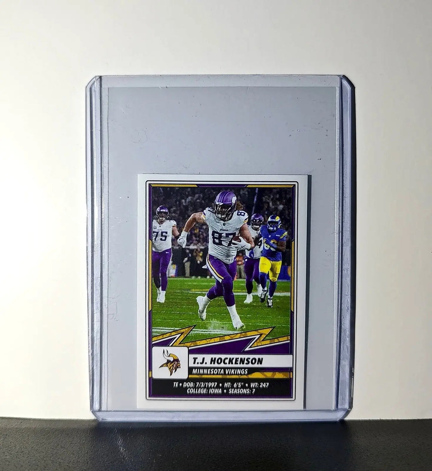 T.J. Hockenson 2025 Panini NFL #413 Sticker Minnesota Vikings - Football Card Single