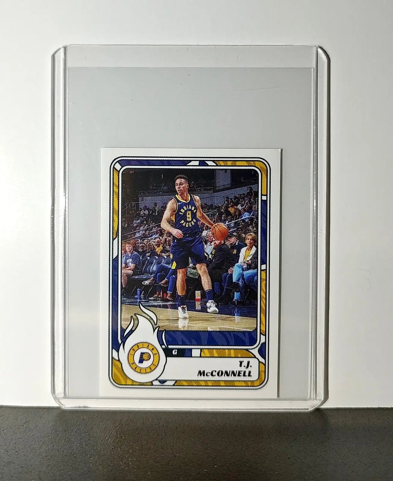 T.J. McConnell 2024-25 Panini NBA #196 Sticker Card Indiana Pacers