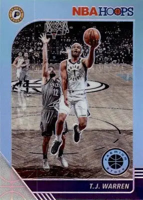 T.J. Warren - 2019-20 Hoops Premium Stock - #152 - Prizms Silver Basketball - Basketball Card Single