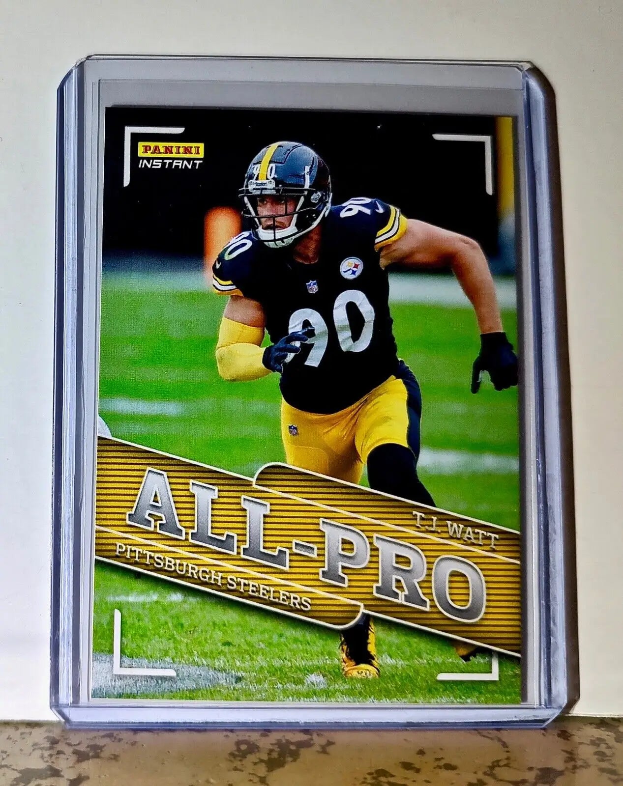 T.J. Watt 2020 Panini All-Pro NFL #12 Football Card 1/241 Pittsburgh Steelers