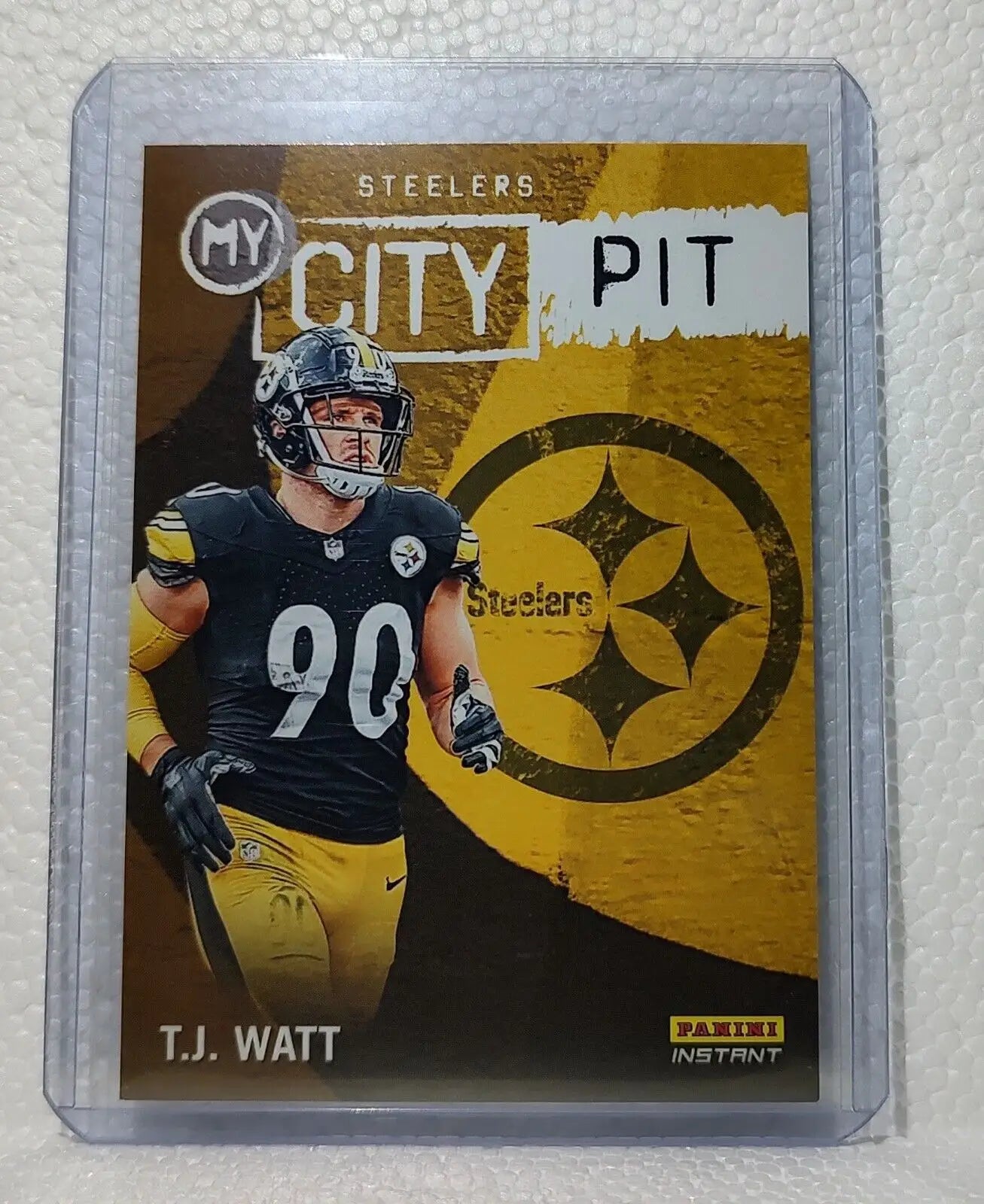 T.J. Watt 2023 Panini NFL #8 My City Football Card Pittsburgh Steelers 1/344 - Football Card Single