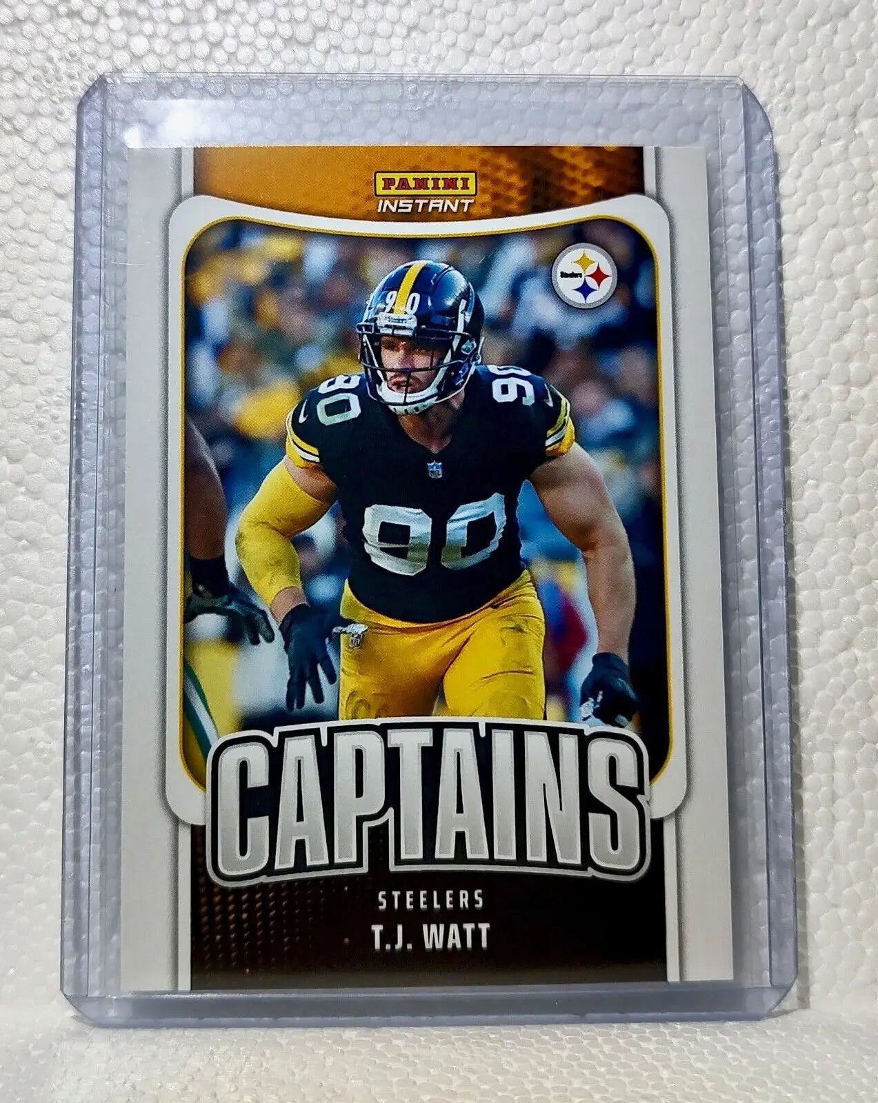 T.J. Watt 2023 Panini NFL Captain #27 Football Card Pittsburgh Steelers 1/331 - Football Card Single