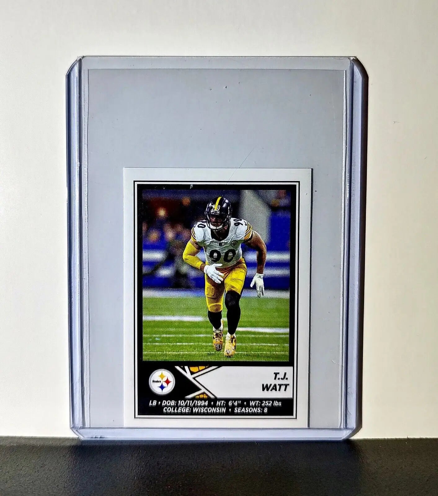 T.J. Watt 2024 Panini NFL Sticker #162 Pittsburgh Steelers - Football Card Single