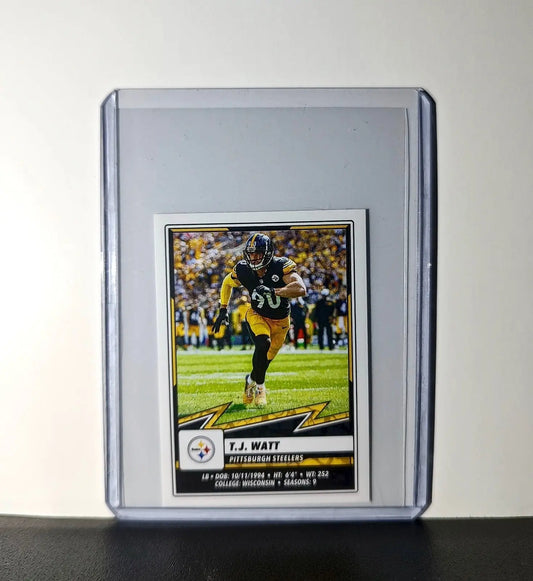 T.J. Watt 2025 Panini NFL #161 Sticker Pittsburgh Steelers - Football Card Single