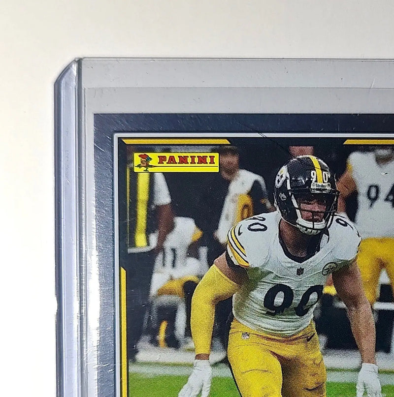 T.J. Watt 2025 Panini NFL #53 Foil Sticker Card Pittsburgh Steelers