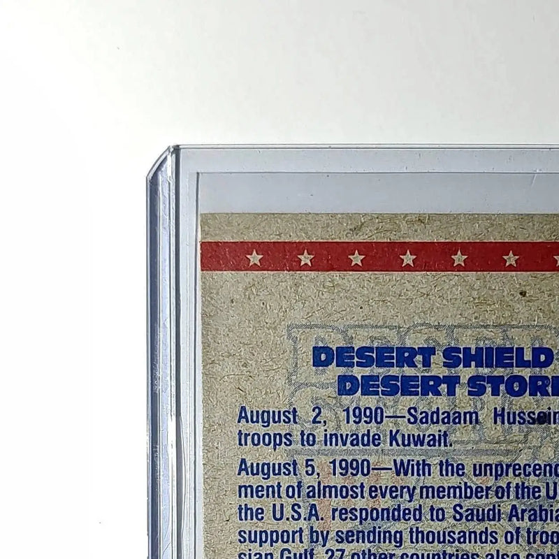 Taking Off in an F/A-18 1991 Topps Desert Storm #28 Card