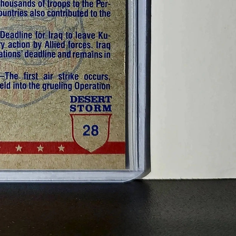 Taking Off in an F/A-18 1991 Topps Desert Storm #28 Card