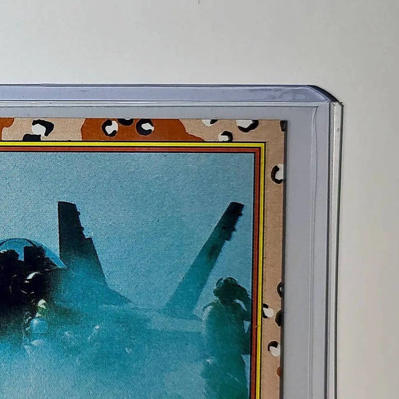 Taking Off in an F/A-18 1991 Topps Desert Storm #28 Card