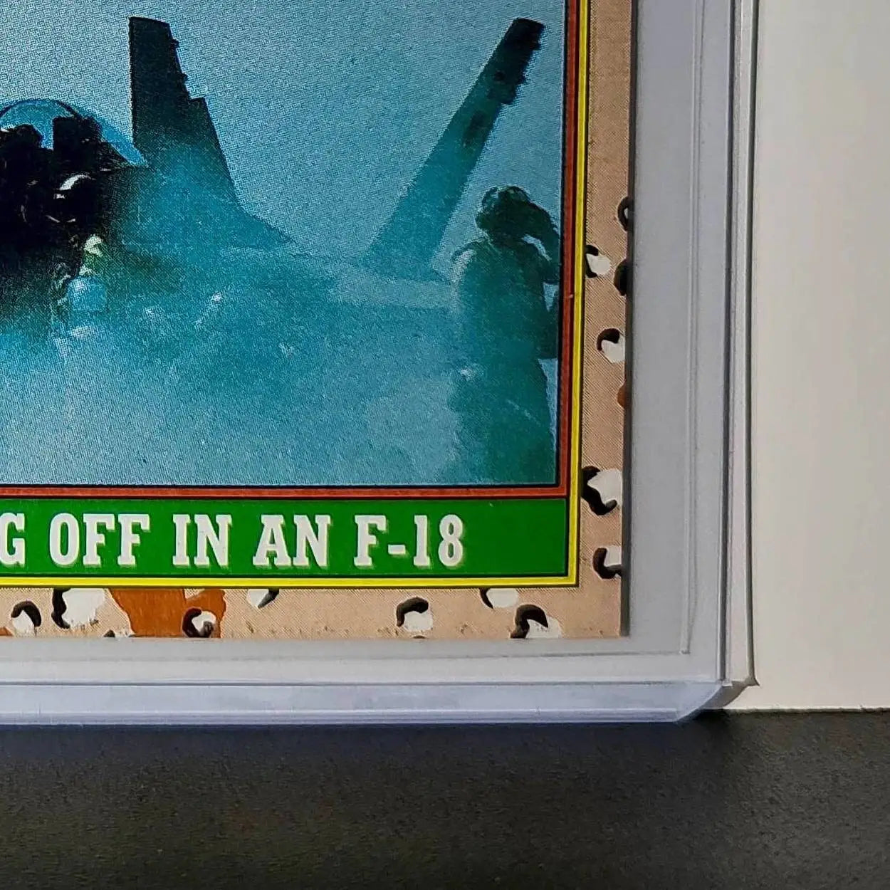 Taking Off in an F/A-18 1991 Topps Desert Storm #28 Card - Non-Sports Card Single