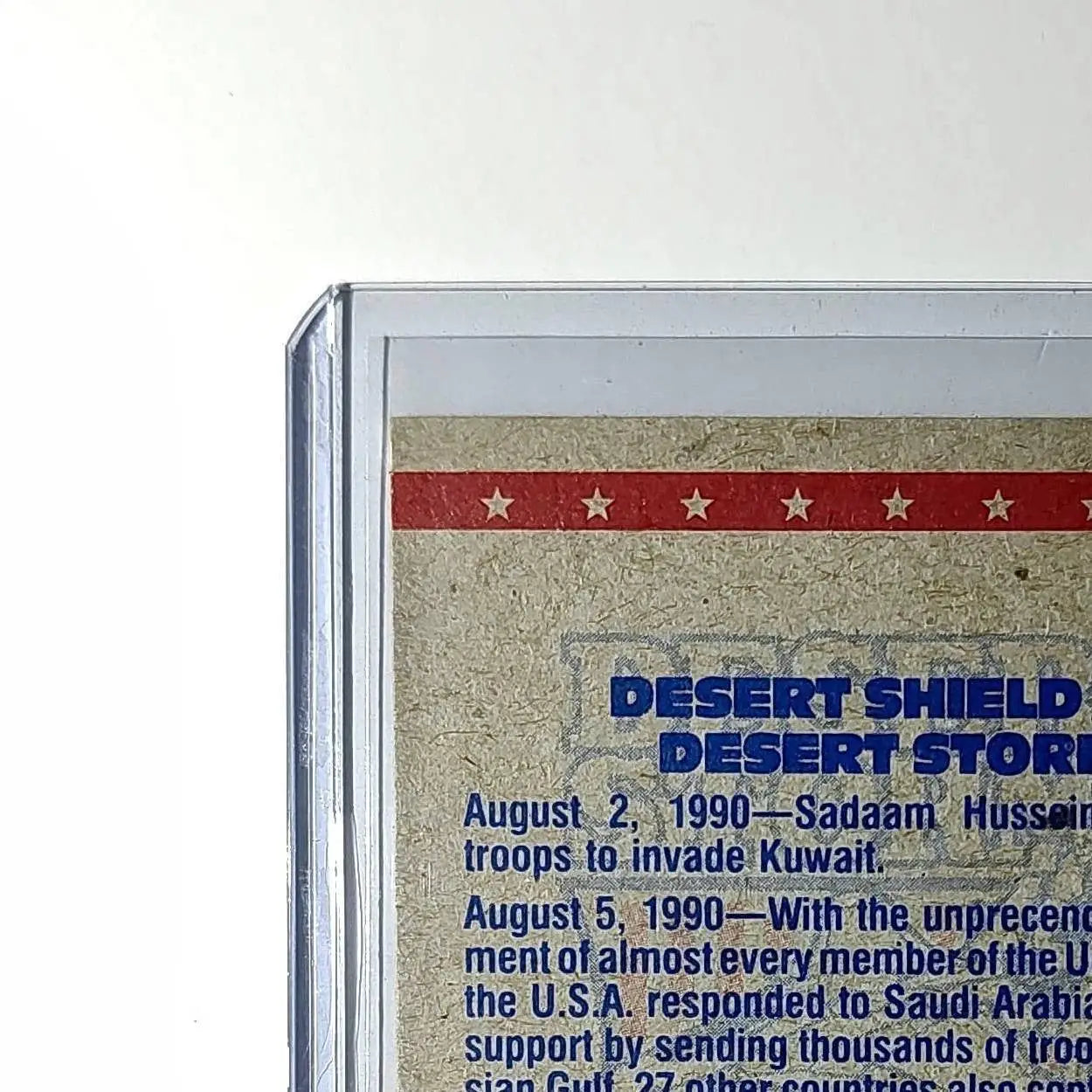 Taking Off in an F/A-18 1991 Topps Desert Storm #28 Card - Non-Sports Card Single