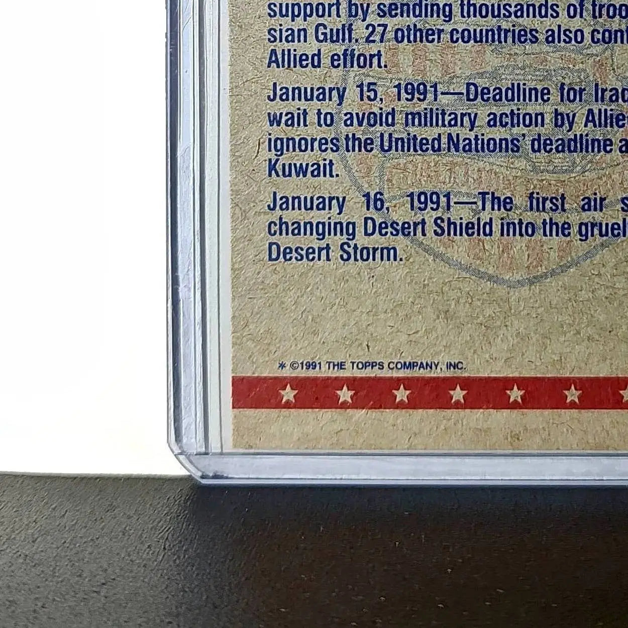 Taking Off in an F/A-18 1991 Topps Desert Storm #28 Card - Non-Sports Card Single