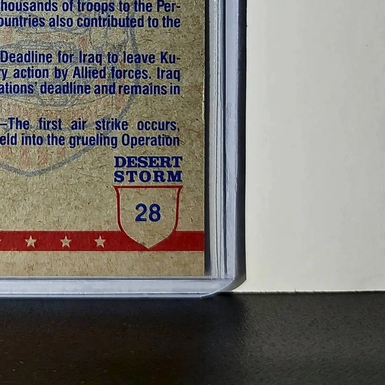 Taking Off in an F/A-18 1991 Topps Desert Storm #28 Card - Non-Sports Card Single
