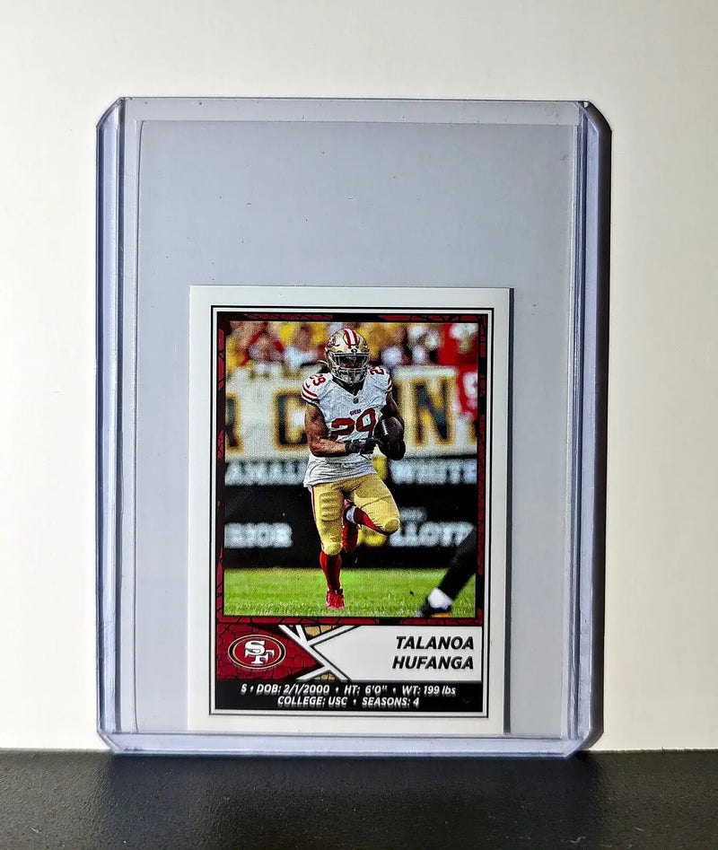 Talanoa Hufanga 2024 Panini NFL Sticker #535 San Francisco 49ers