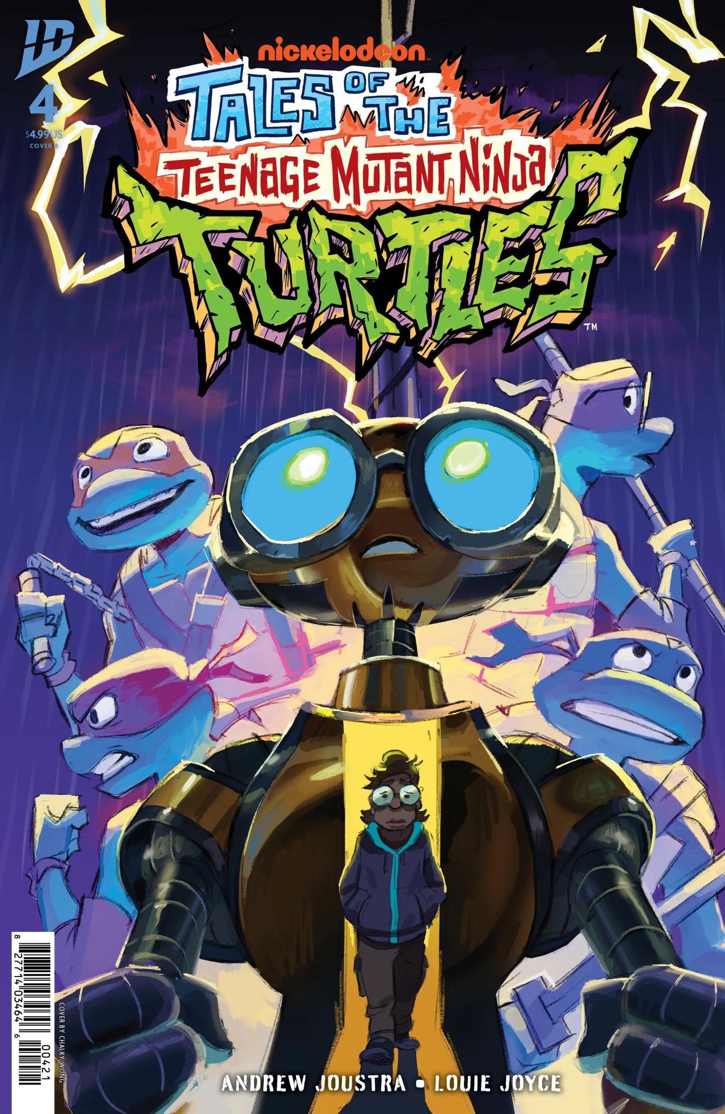 Tales Of The Teenage Mutant Ninja Turtles #4 Variant B (Wong) - Comic Book