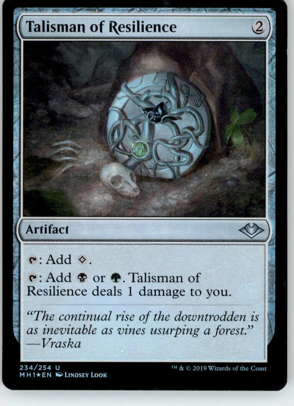 Talisman of Resilience - Modern Horizons - 234 - Foil MP Magic: The Gathering