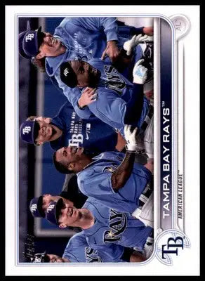 Tampa Bay Rays 2022 Topps #274 Tampa Bay Rays - Baseball Card Single