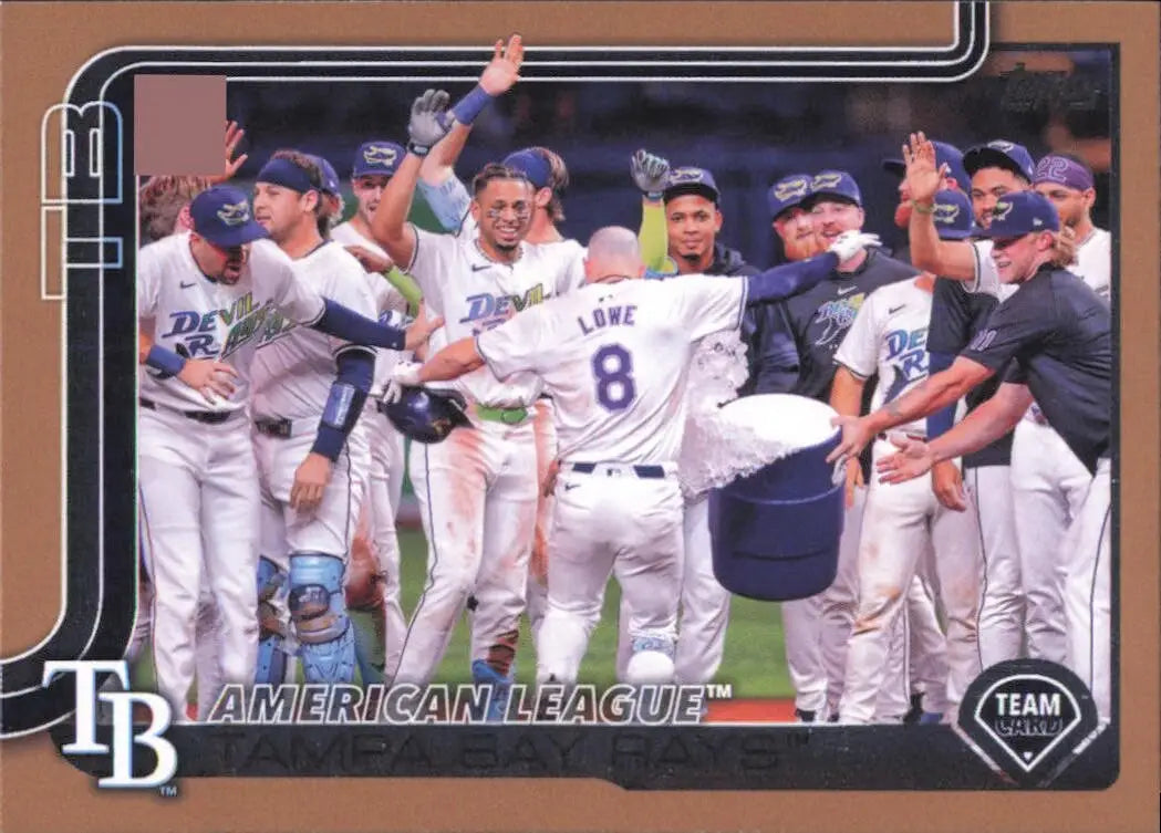 Tampa Bay Rays 2025 Topps Series 1 Gold /2025 #294 Baseball Card MLB Sports - Baseball Card Single