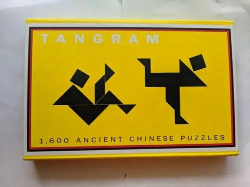 Tangram puzzle box from Tangram 1600 Ancient Chinese Puzzles by Michael Schuyt and Joost Elffers
