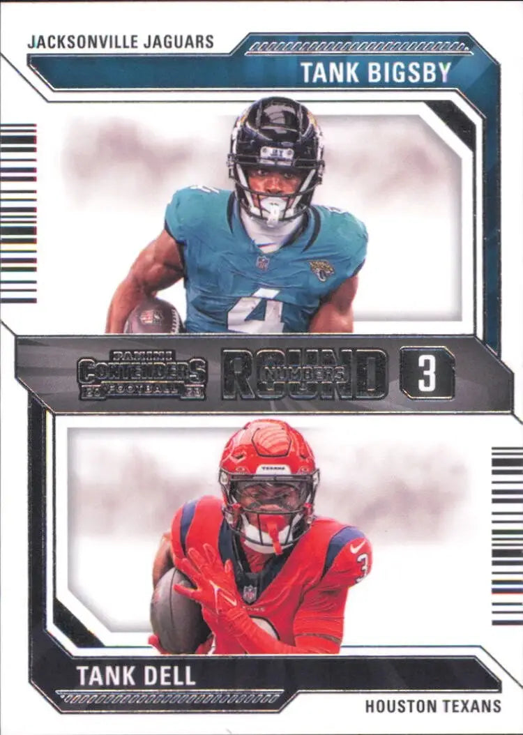Tank Bigsby Tank Dell Rookie 2023 Panini Contenders Round Numbers #17 Football - Football Card Single