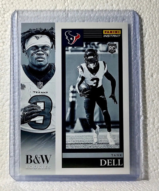 Tank Dell 2023 Panini NFL #20 Black & White Rookies Card Houston Texans 1/216 - Football Card Single